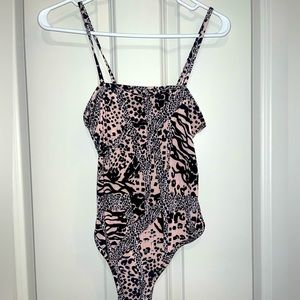 NASTYGAL animal print bodysuit